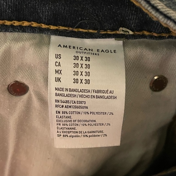 American Eagle Original Straight Flex Jeans - Picture 3 of 5